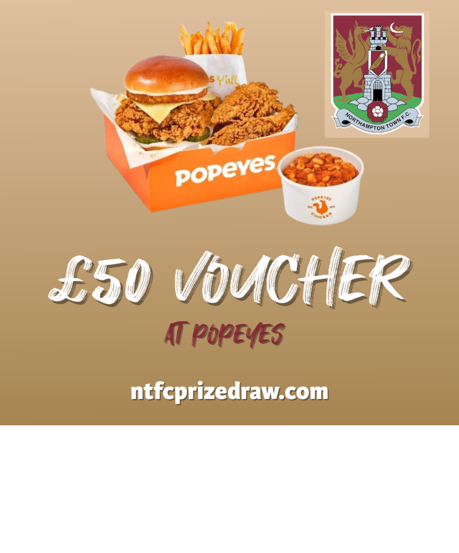 £50 Popeyes  Voucher